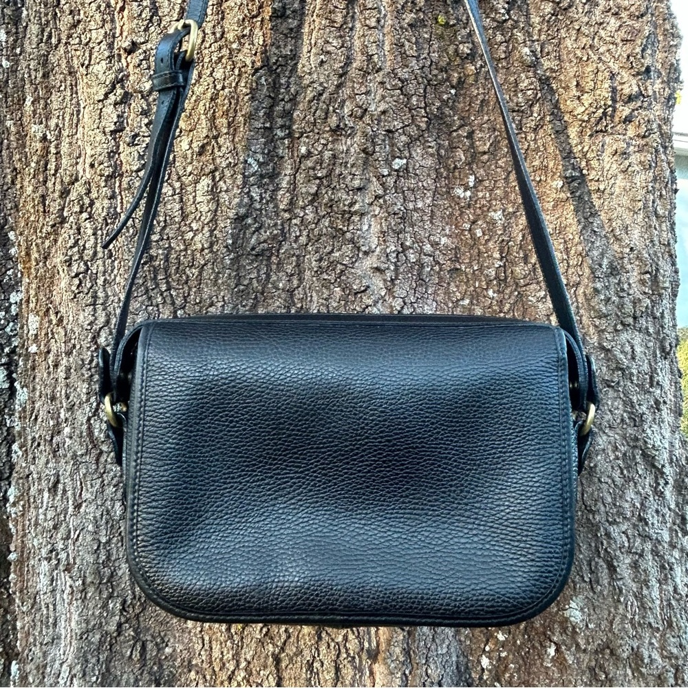 SOLD*** Coach 4209 Richmond Bag Black Leather Sheridan Collection Made in Italy